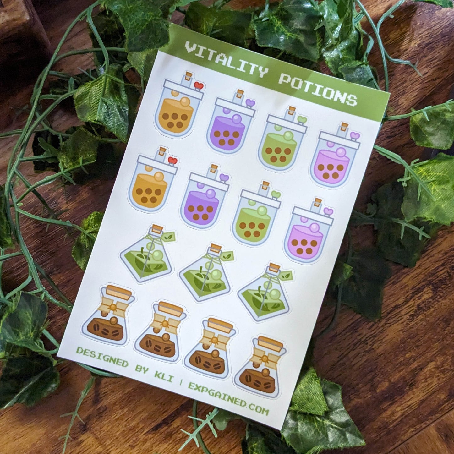 4x6 Potions Sticker Sheet