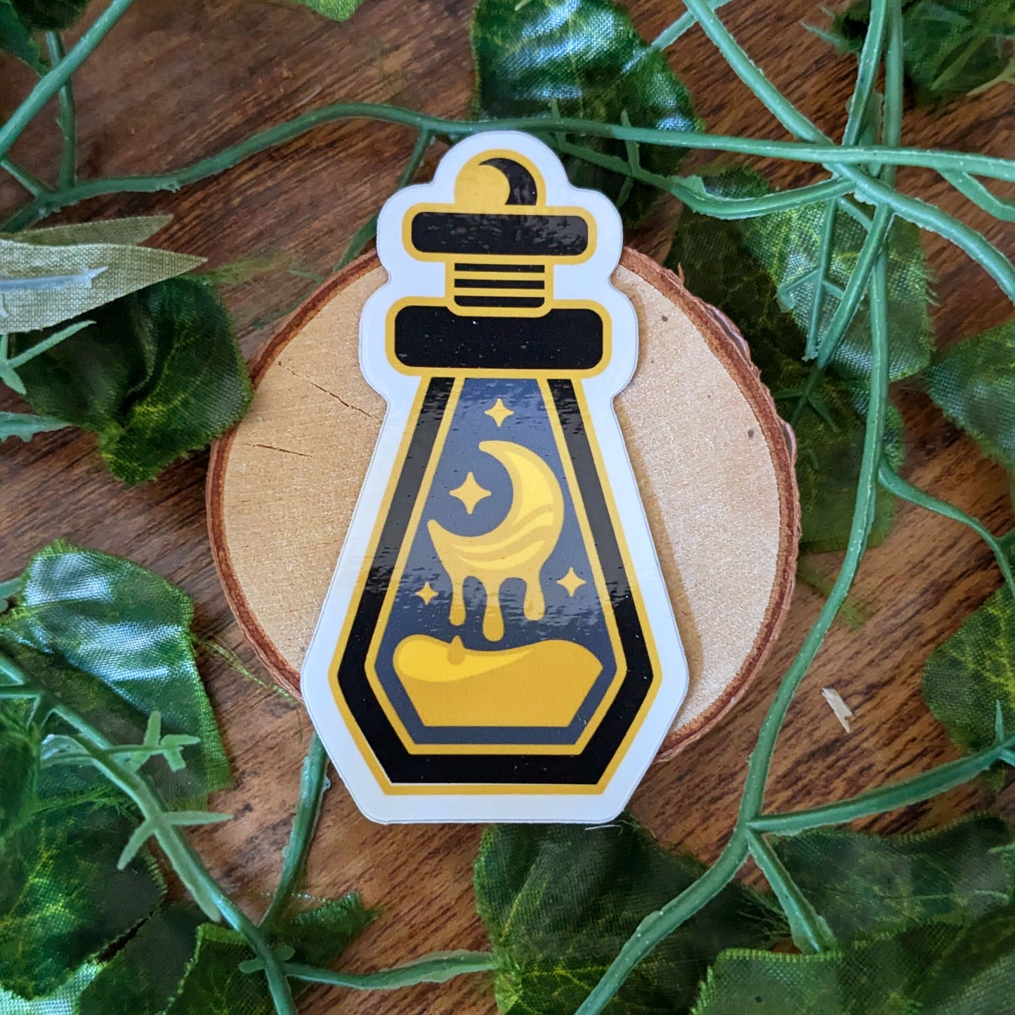 Moon Blessing Potion Glossy Vinyl Sticker