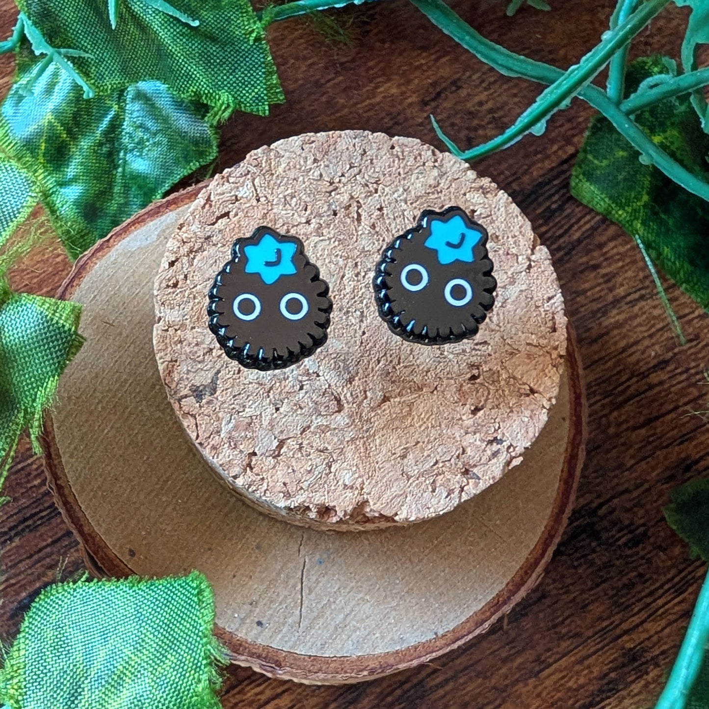 Sugar Soot Spirit Enamel Earring Stainless Steel Studs