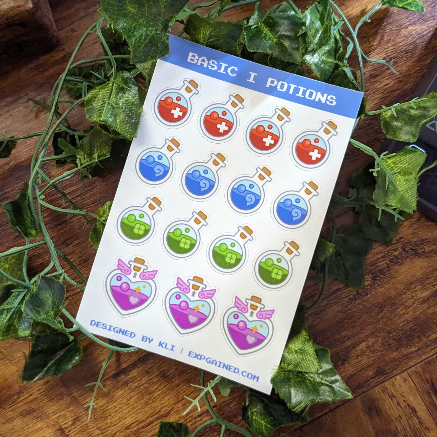 4x6 Potions Sticker Sheet