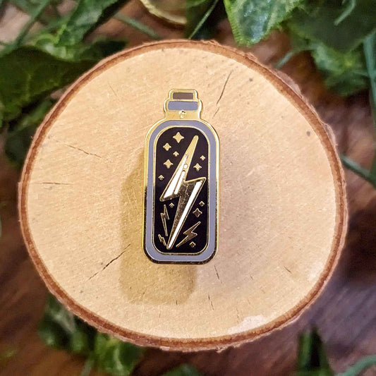 Lightning in a Bottle Potion Bottle Enamel Pin