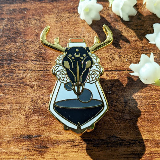 Serenity (Deer Skull) Dark Arts Potion Bottle Hard Enamel Pin