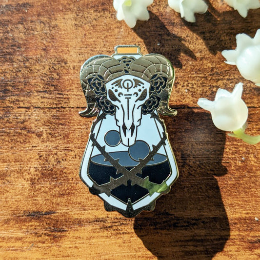 Lust (Ram Skull) Dark Arts Potion Bottle Hard Enamel Pin