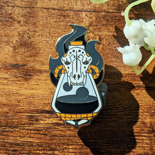 Fury (Wolf Skull) Dark Arts Potion Bottle Hard Enamel Pin