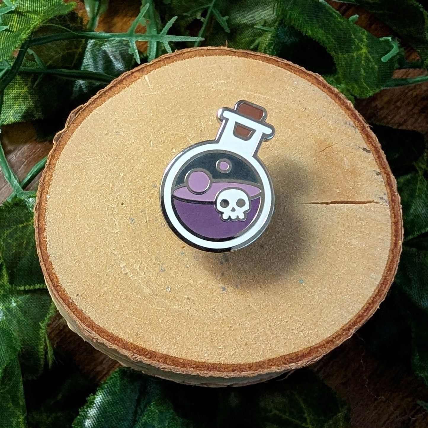 Purple Poison Potion Bottle Hard Enamel Pin