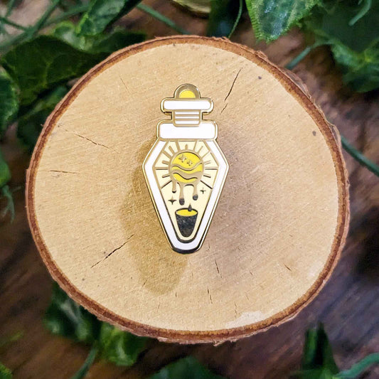 Sun Blessing Potion Bottle Hard Enamel Pin