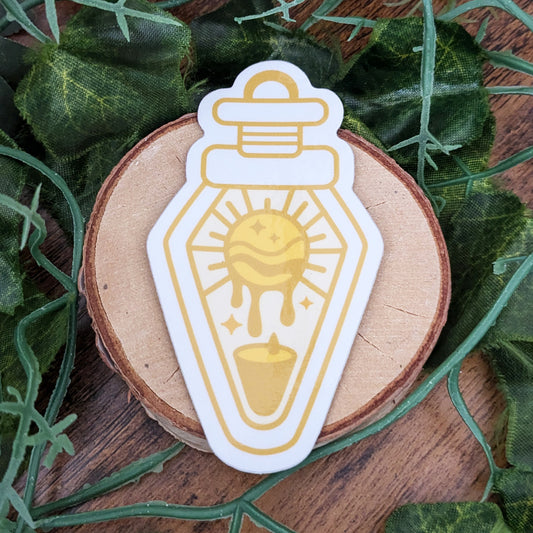Sun Blessing Potion Glossy Vinyl Sticker