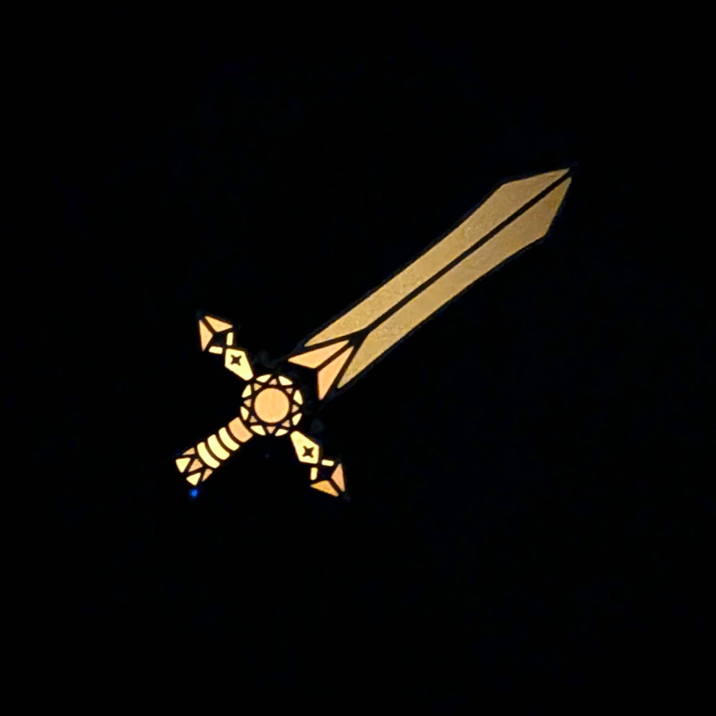 Sun Sword Glowing Yellow in the dark
