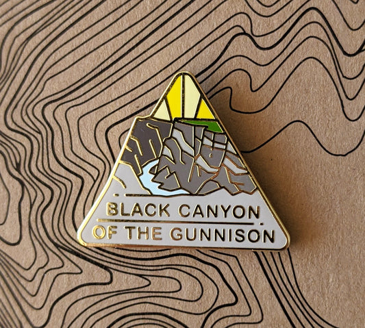 Black Canyon of the Gunnison National Park Hard Enamel Pin