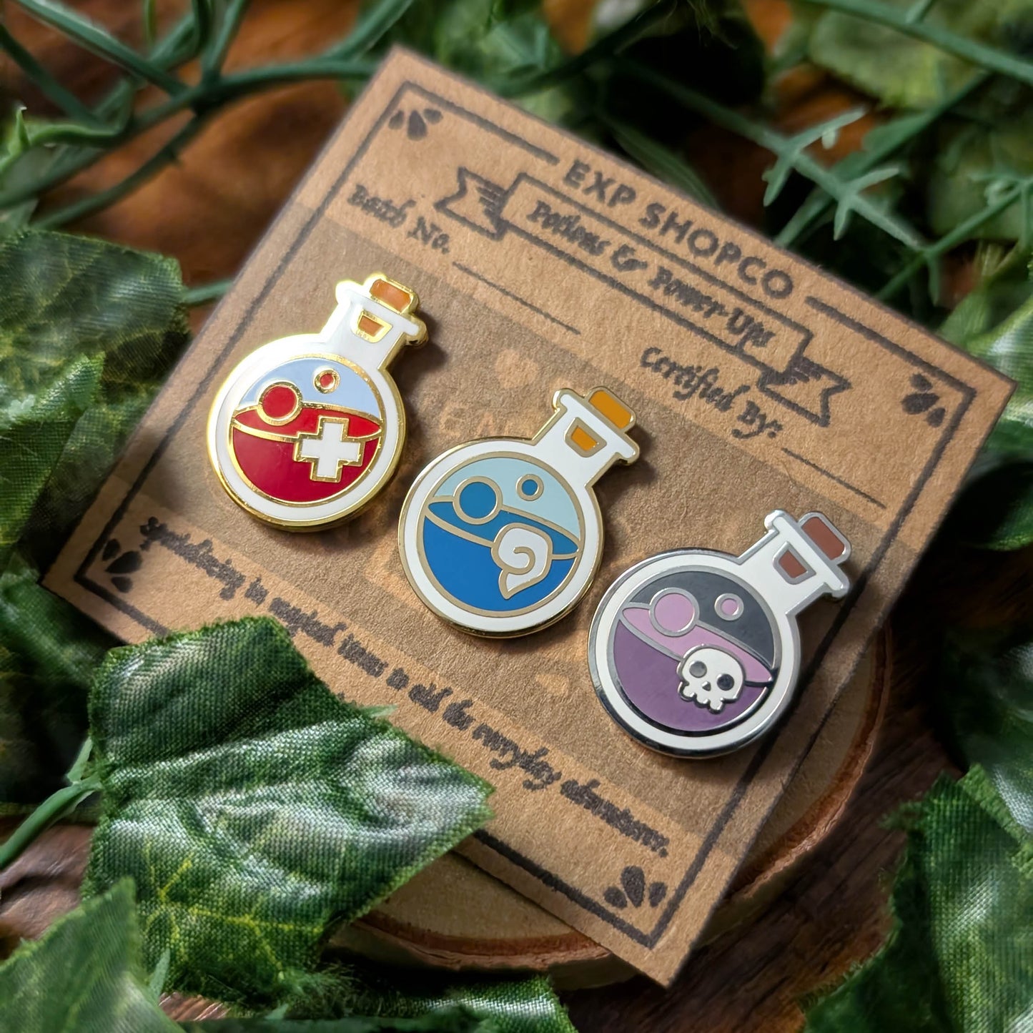 Starter Potion Bottles Pin Bundle Set