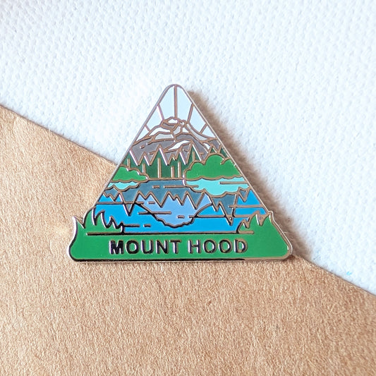 Mount Hood Wy'east Hard Enamel Pin