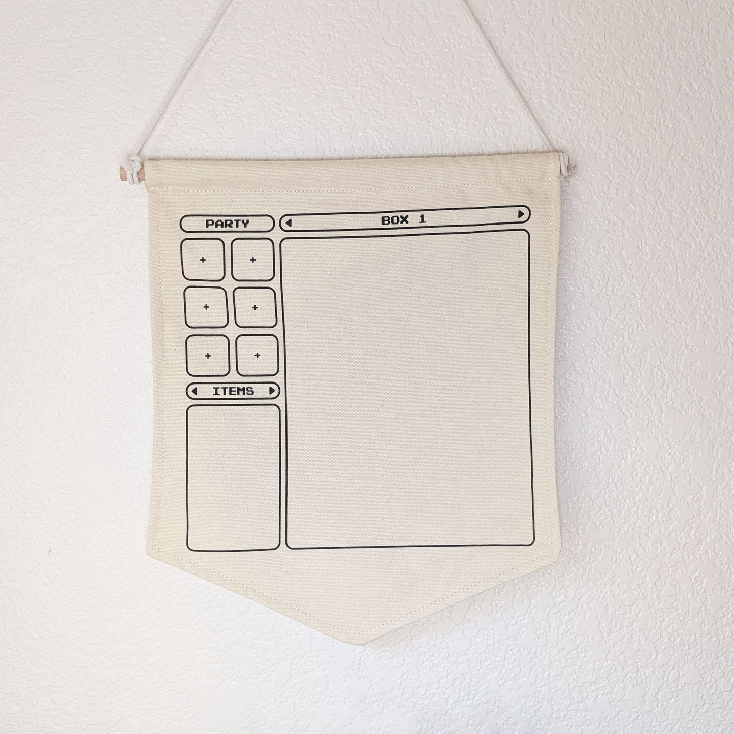 Storage Box Canvas Banner for Enamel Pins Collection